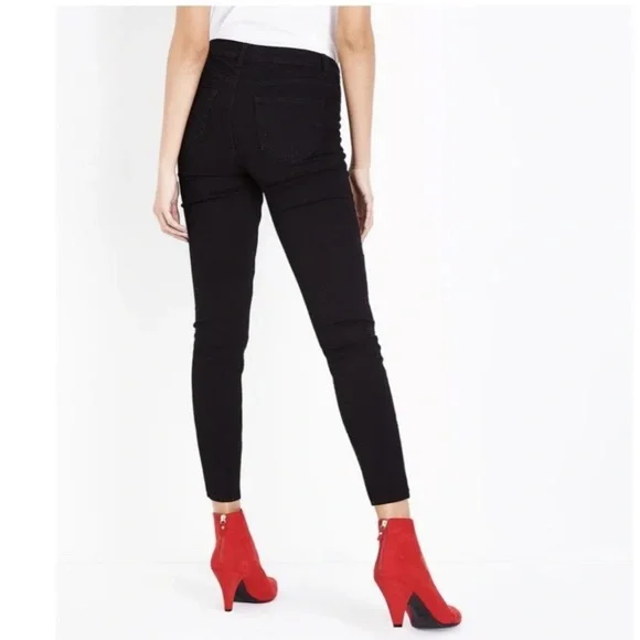 NEW!! ASOS New Look Jenna lift & shape tall skinny black crop jeans - Picture 9 of 9